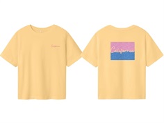 Name It t-shirt golden haze with California print  